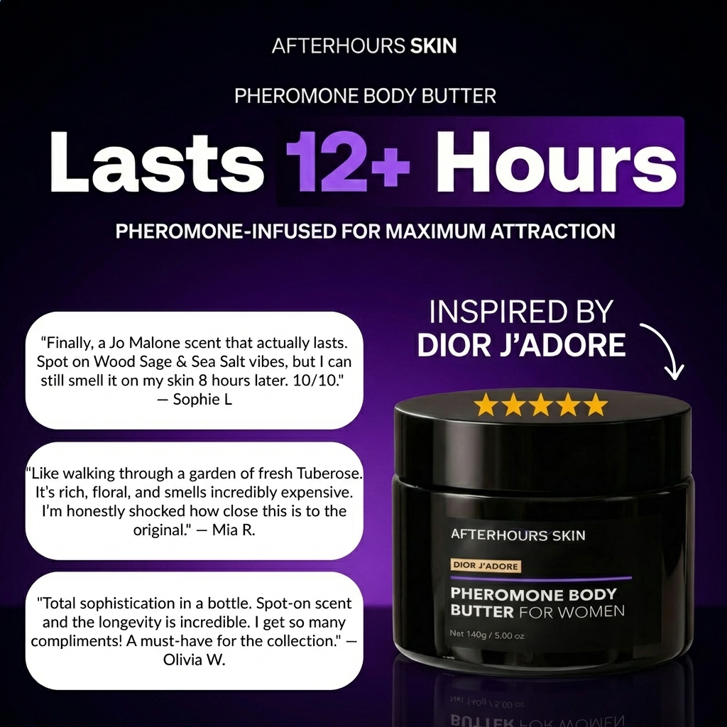 Pheromone Body Butter For Women (Dior J'adore)